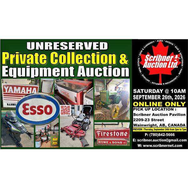 SEPT 25-26-27 : 2026 : COIN - PRIVATE COLLECTION & EQUIPMENT AUCTION - JEWELLERY