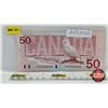 Image 1 : Canada $50 Bill : 1988 "2 Digit" : Knight/Dodge #FHZ0333033