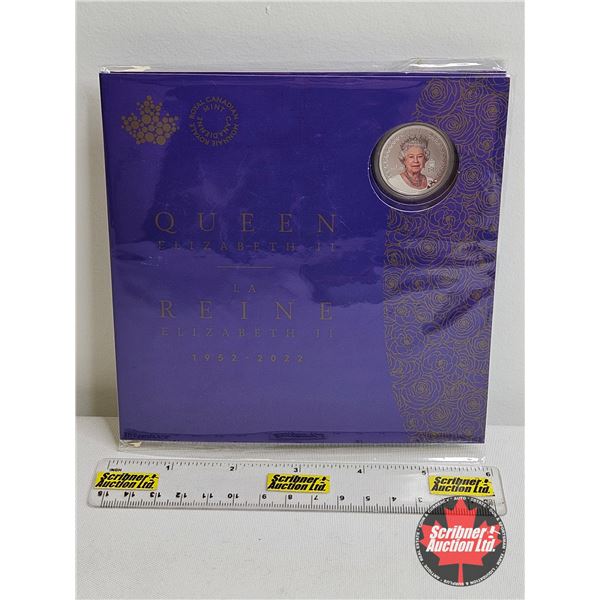RCM Canada 2022 : $5 Fine Silver Coin : A Portrait of Queen Elizabeth II (Unopened) (99.99%)