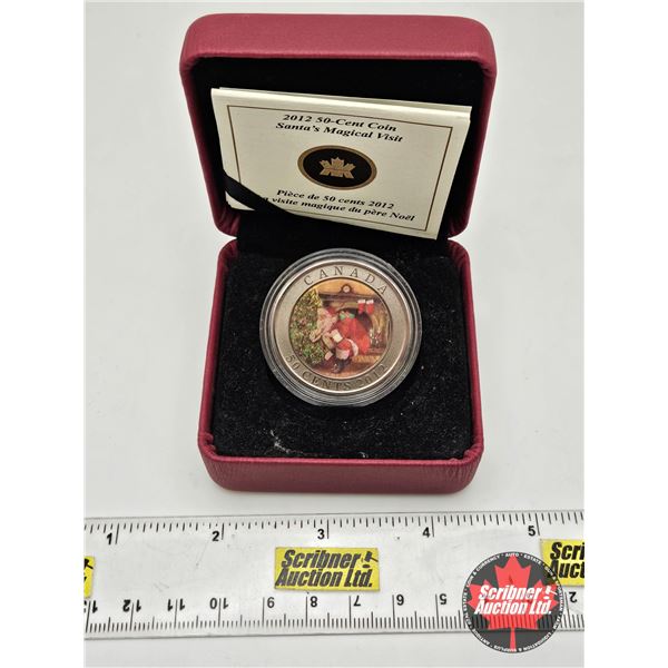RCM Canada 2012 : 50-Cent Coin : Santa's Magical Visit (COA #10479)