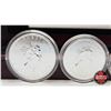 Image 6 : RCM Canada 2003 Silver Maple Leaf Hologram Five-Coin Fine Silver Set :  One Ounce ; 1/2 Ounce 1/4 Ou