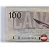 Image 5 : Canada $100 Bill : 1988 "Bird Series" : Knight/Thiessen #BJL0389992