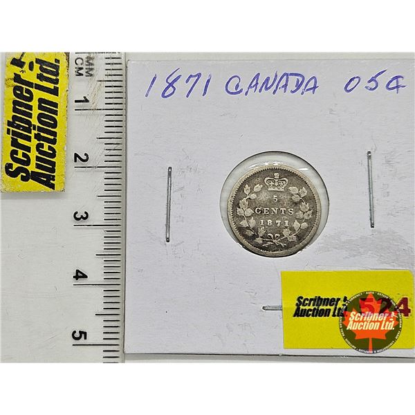 Canada Five Cent 1871