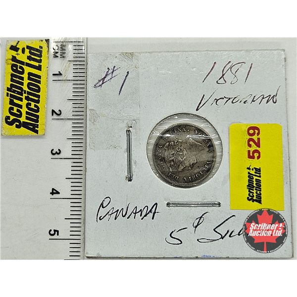 Canada Five Cent 1881