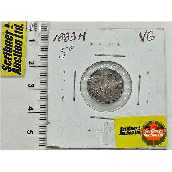 Canada Five Cent 1883H