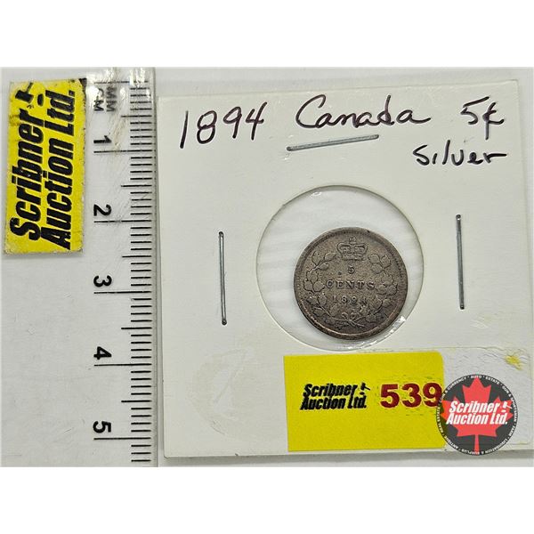 Canada Five Cent 1894