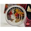 Image 2 : RCM Canada 2015 : $20 Fine Silver Coin : Autumn Express  (COA #5220) (99.99%)