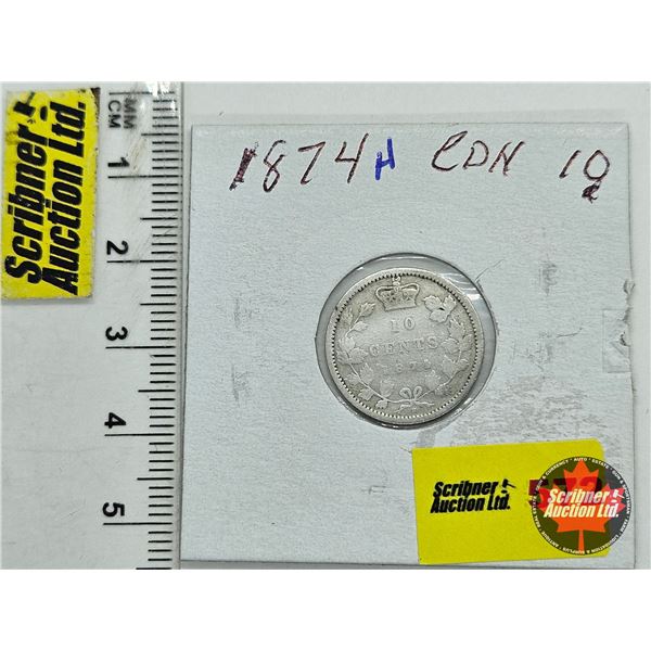 Canada Ten Cent 1874H