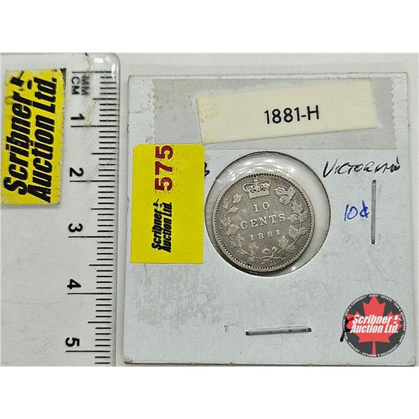 Canada Ten Cent 1881H