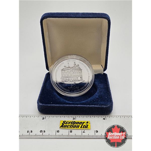 RCM 125th Anniversary Eaton 1994 $50 : 1oz Fine Silver Coin (NO COA)