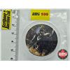 Image 1 : Canada 2014 $5 Fine Silver Coin : Colorized Overlay : Moose in Tall Grass (1oz .9999)
