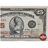 Image 3 : Dominion of Canada 1923 Twenty Five Cent "Shinplaster" : McCavour/Saunders #233808
