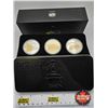 Image 1 : RCM Canada 2017 $20 Fine Silver 3-Coin Set : Locomotives Across Canada  ~ 4-4-0 (COA #2364 : 99.99%)