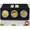 Image 2 : RCM Canada 2017 $20 Fine Silver 3-Coin Set : Locomotives Across Canada  ~ 4-4-0 (COA #2364 : 99.99%)