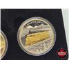 Image 5 : RCM Canada 2017 $20 Fine Silver 3-Coin Set : Locomotives Across Canada  ~ 4-4-0 (COA #2364 : 99.99%)