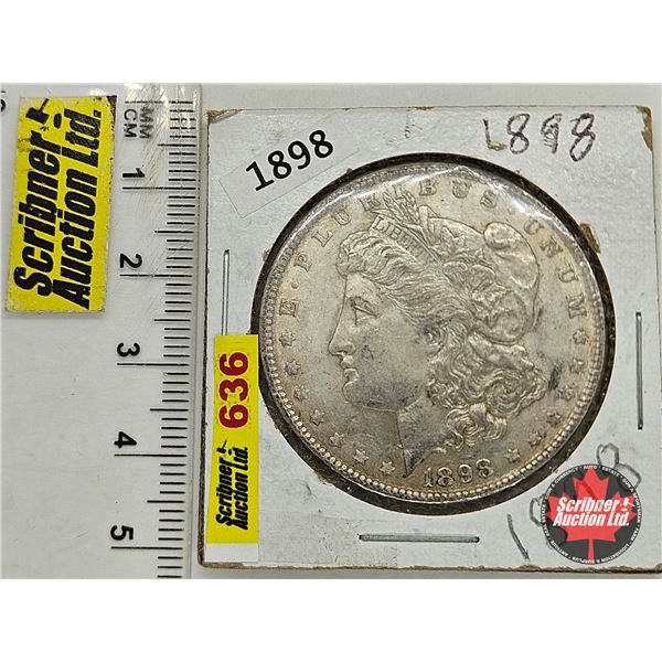 USA Morgan Dollar 1898