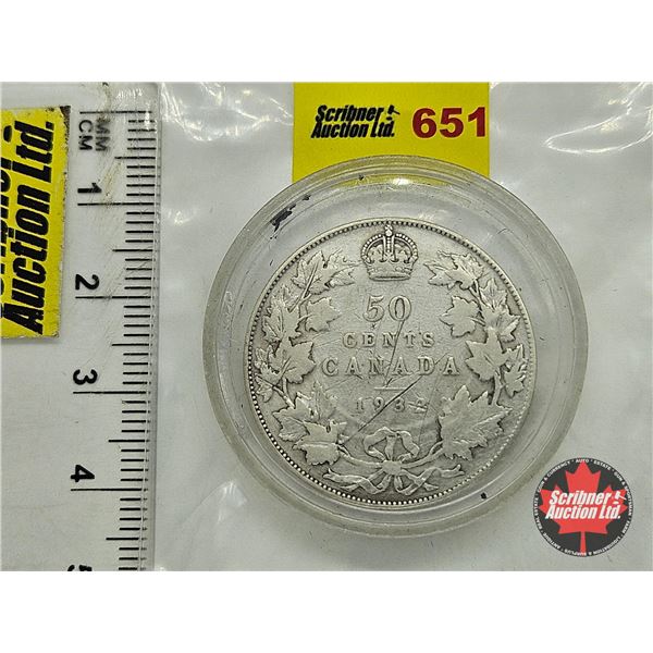 Canada Fifty Cent 1932