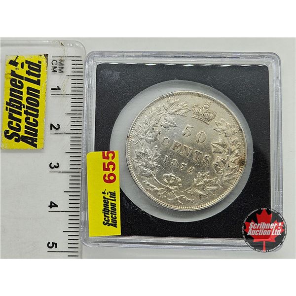 Canada Fifty Cent 1872H