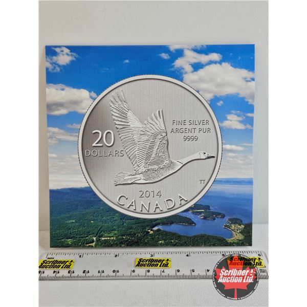 RCM Canada 2014 $20 Fine Silver : Goose (99.99%)