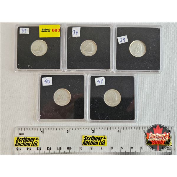 Canada Ten Cent (5): 1937; 1938; 1939; 1940; 1941