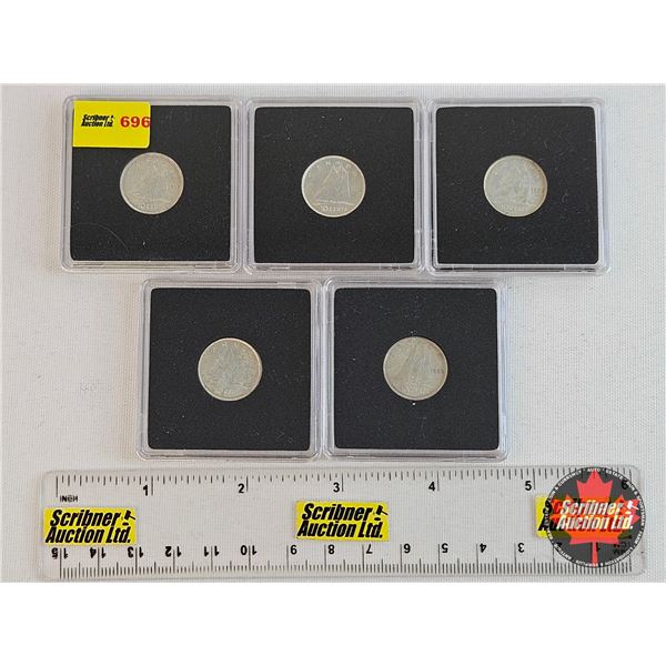 Canada Ten Cent (5): 1951; 1952; 1954; 1955; 1959