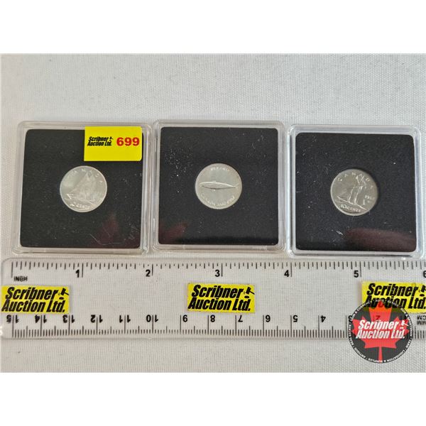 Canada Ten Cent (3): 1966; 1967; 1968
