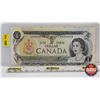 Image 1 : Canada $1 Bill 1973 : Miscut : Lawson/Bouey #GR8350958 (See Top Edge)