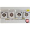 Image 1 : Canada Fifty Cent (4) : 1994; 1995; 1999; 2000