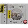 Image 1 : Canada $2 Silver Coin 2018 : 1/2 oz Silver : Polar Bear (.9999)