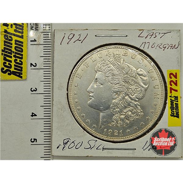 USA Morgan Dollar 1921