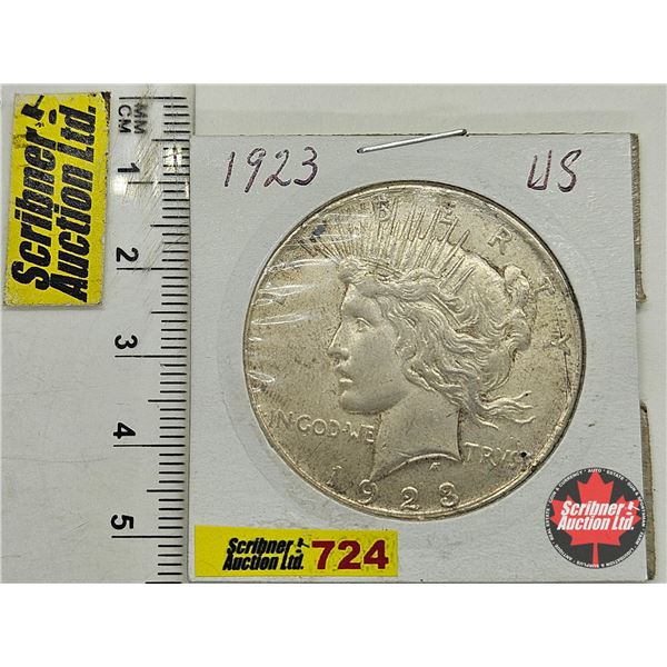 USA Peace Dollar 1923