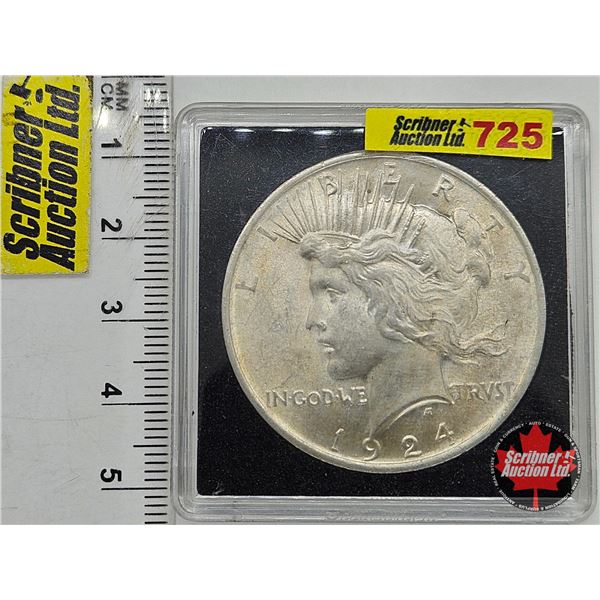 USA Peace Dollar 1924