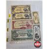 Image 1 : Japanese-Burma Military Occupation Currency Banknotes c.1942-1945 (6) :  - 100 Rupees -Ten Rupees - 