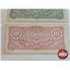 Image 8 : Japan Banknotes (3) : - 1942-1944 Burma Occupation 10 Rupee - 1942-1944 Japanese Invasion Money 10 D