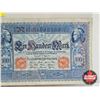 Image 3 : 1910 German 100 Mark Reichsbanknote