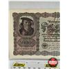 Image 5 : 1922 German 50,000 Mark Reichsbanknote