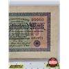 Image 3 : 1923 German 20,000 Mark Reichsbanknote