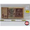 Image 1 : 1942 Germany 5 Mark Reichsbanknote