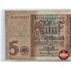 Image 2 : 1942 Germany 5 Mark Reichsbanknote