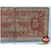 Image 6 : 1940 Central Reserve Bank of China 5 Yuan Banknote