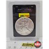Image 1 : USA 1986 American Eagle Silver Dollar : BU : 1oz Fine Silver