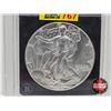 Image 2 : USA 1986 American Eagle Silver Dollar : BU : 1oz Fine Silver