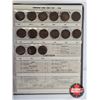 Image 3 : Canada Large Cent Collection in Harco Collector Portfolio (15) : 1907; 1907H; 1908; 1909; 1910; 1911