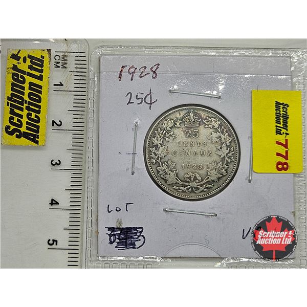 Canada Twenty Five Cent 1928