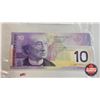 Image 2 : Canada $10 Bills 2001 (2 Sequential) : Knight/Thiessen #FDT2645855-5856