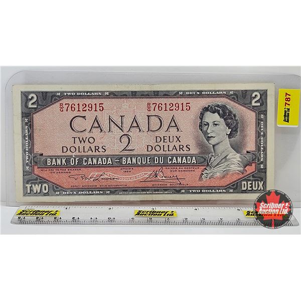 Canada $2 Bill 1954 : Lawson/Bouey #RG7612915