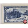 Image 5 : Canada $5 Bill 1954 : Bouey/Rasminsky #UX1027265