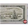 Image 6 : Canada $20 Bill 1954 : Beattie/Rasminsky #VE0460050