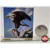 Image 1 : RCM Canada 2014 : $100 Fine Silver Coin : Bald Eagle (99.99%)