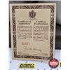 Image 5 : RCM Canada 1996 : $100 Fine Gold Coin : Klondike (COA #6071) (58.33 Fine Gold / 41.67% Fine Silver) 